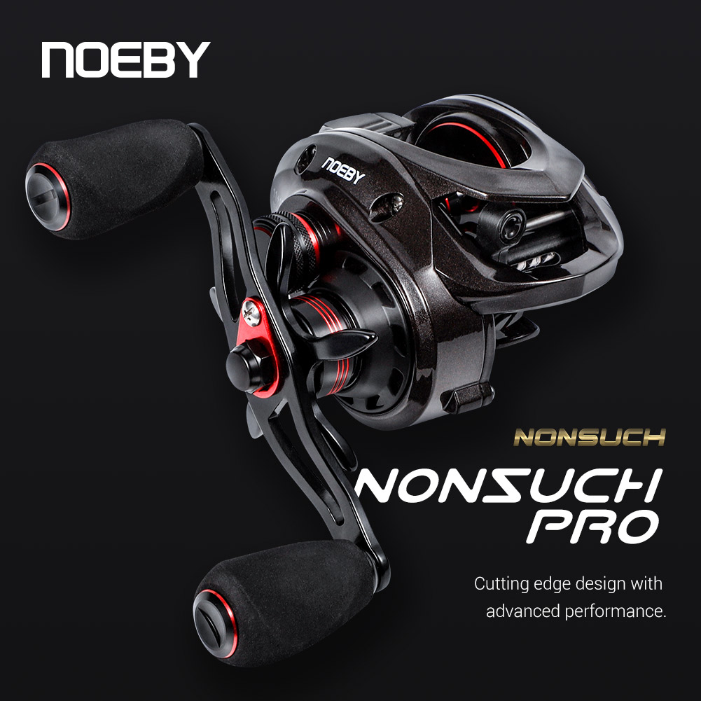 Spincast Reel - Noeby-Baitcasting-Rolle, 8kg maximaler Luft widerstand, Übersetzungs