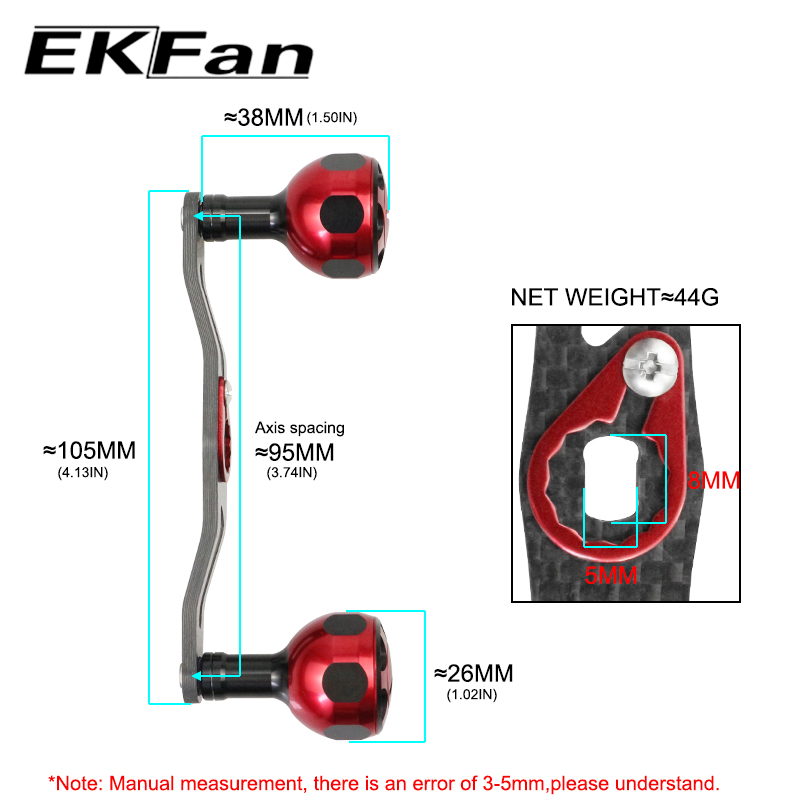 EKFan 105 mm Angelrollengriff  – Reel Drag Knob Bewertung und Preis